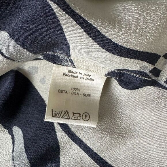 Basile Made In Italy Women's Cut 100% Silk Open Front Kimono Style Cardigan O/S - Picture 8 of 8